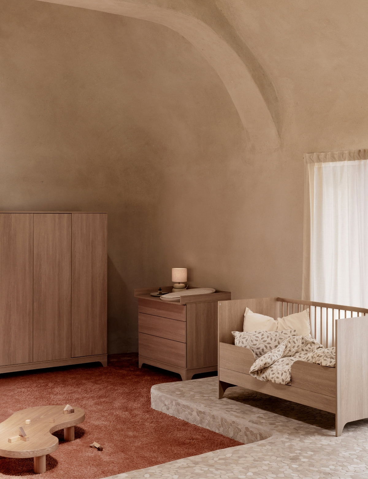 Quax TSUGI bed 140 x 70 cm Honey Ash