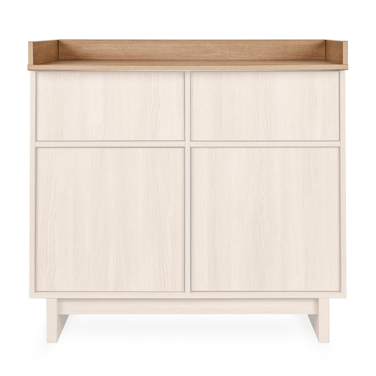 Quax KYO Wickelaufsatz XL Kommode Honey Ash