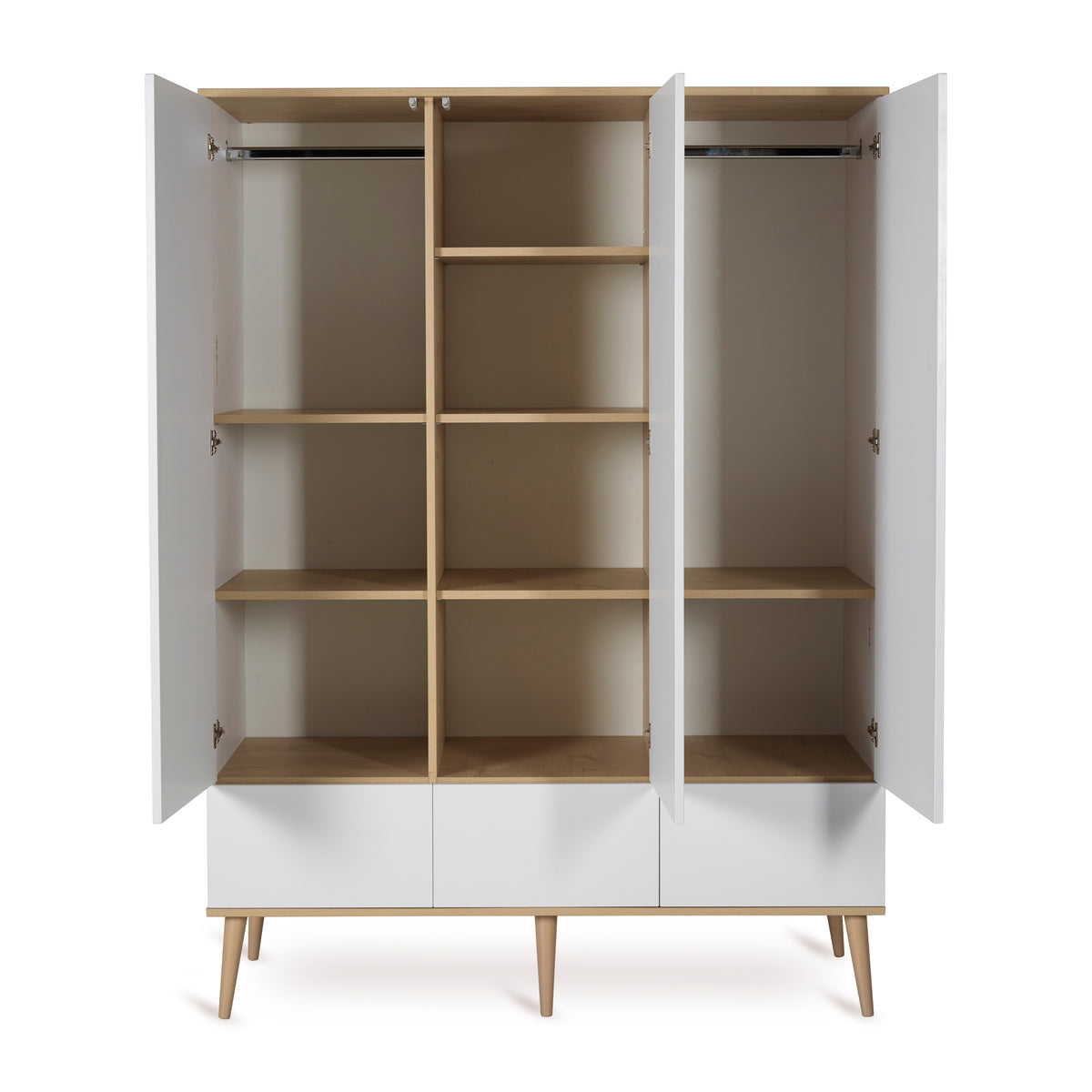 Quax FLOW wardrobe XL White & Oak