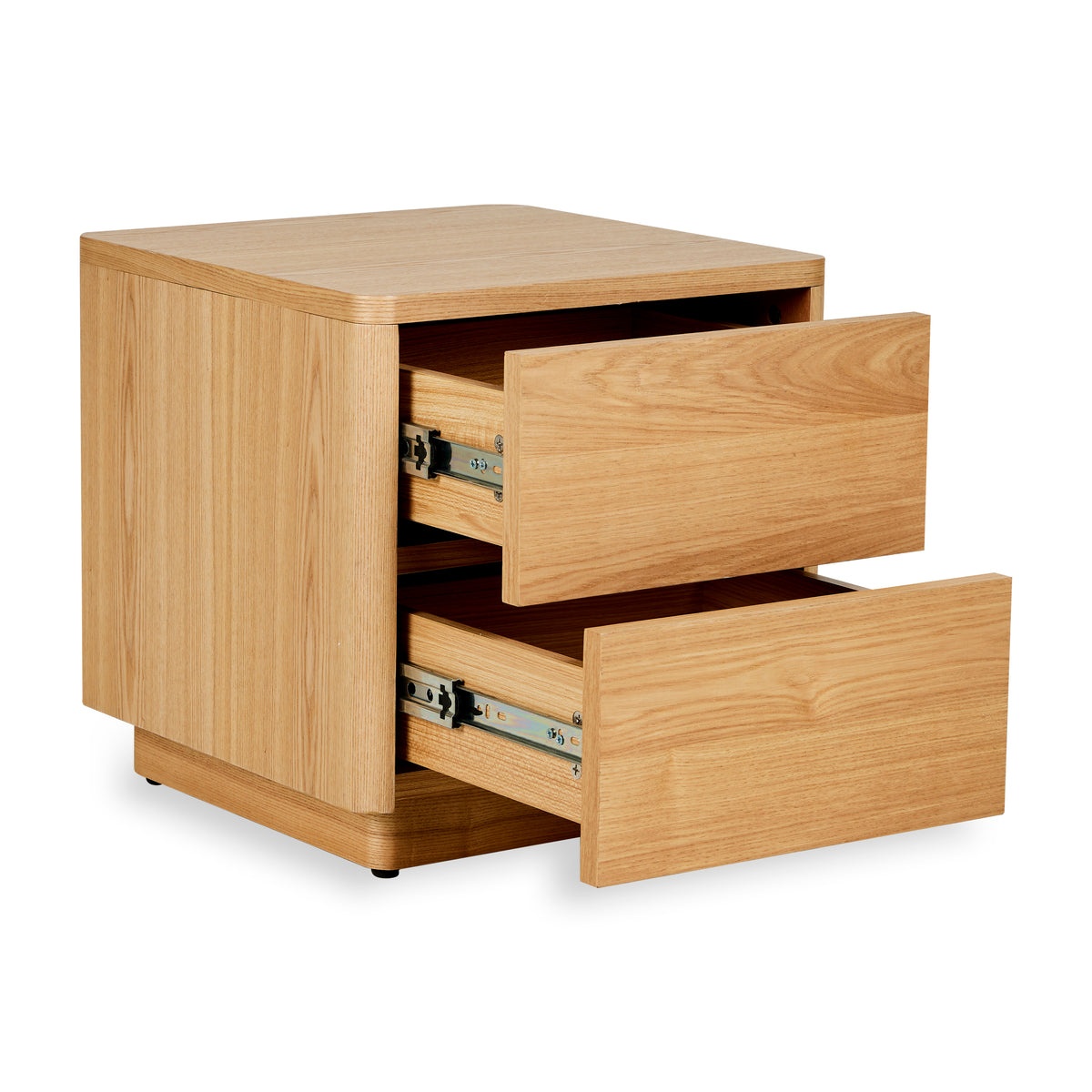 Quax bedside cabinet 2 drawer Natural Ash Wood