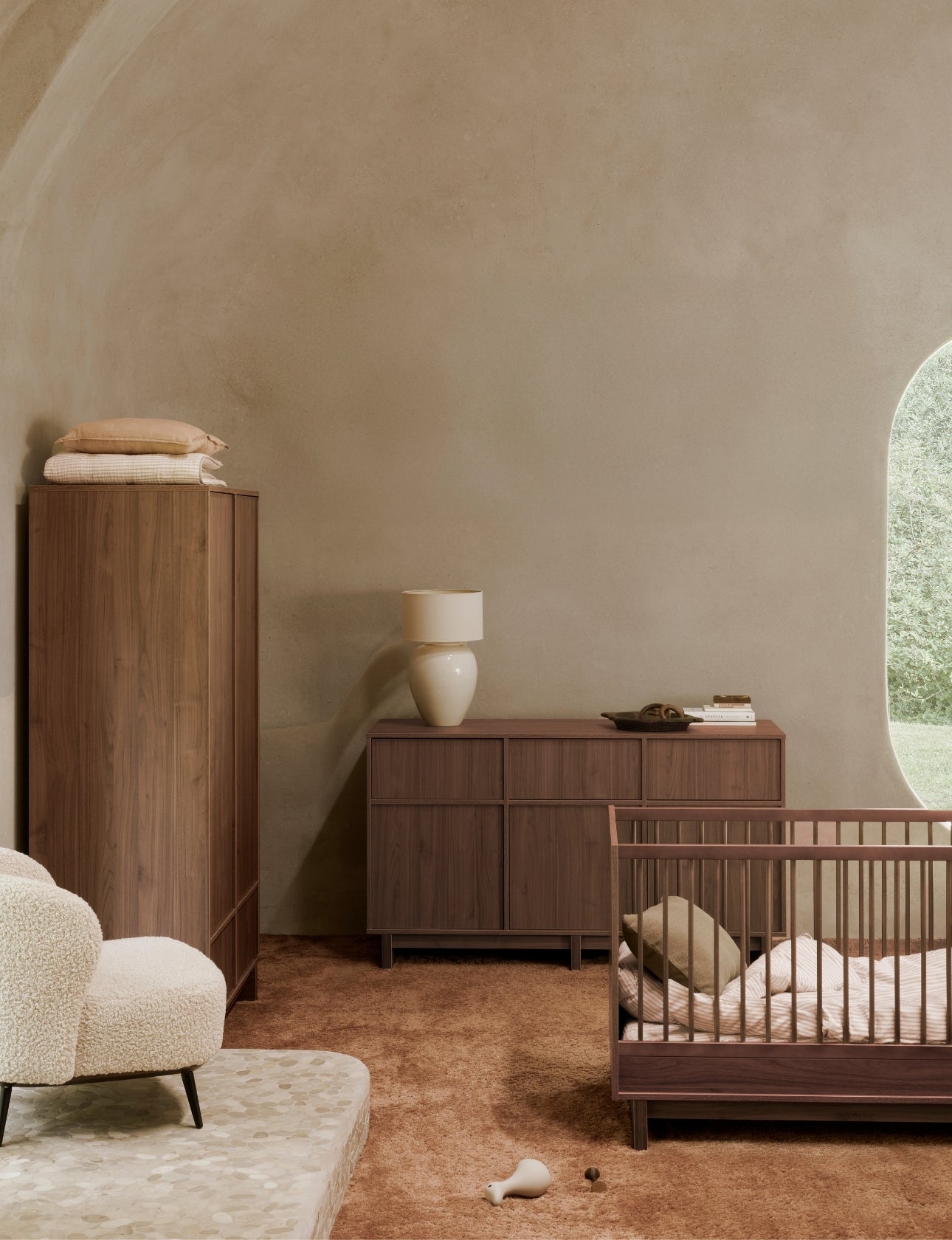 Quax KYO Lit 120 x 70 cm Walnut
