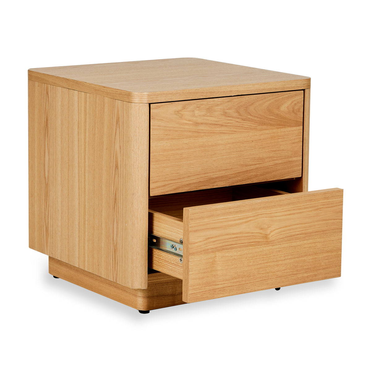 Quax bedside cabinet 2 drawer Natural Ash Wood
