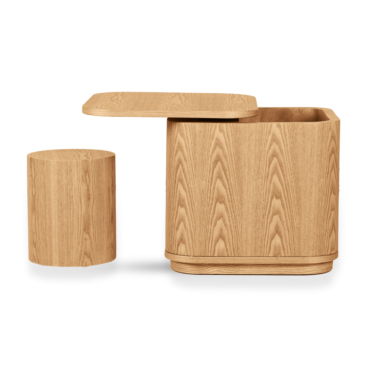 Quax Yume children's storage table Natural Ash