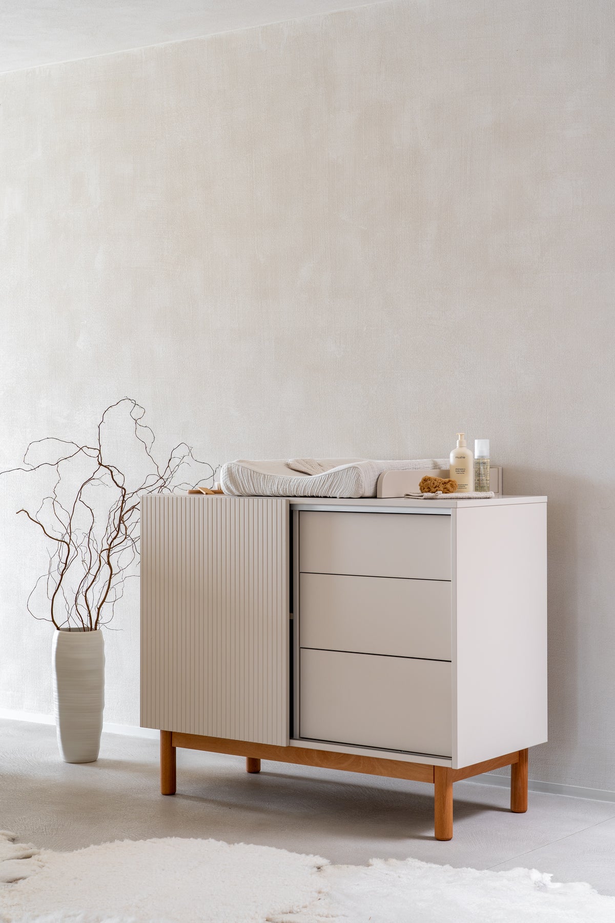 Quax Mood Meuble à langer pour commode Clay