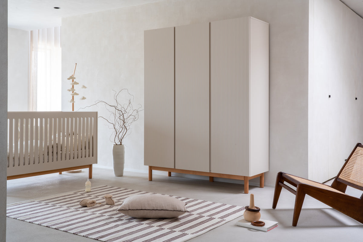 Quax Mood wardrobe 3-door Clay
