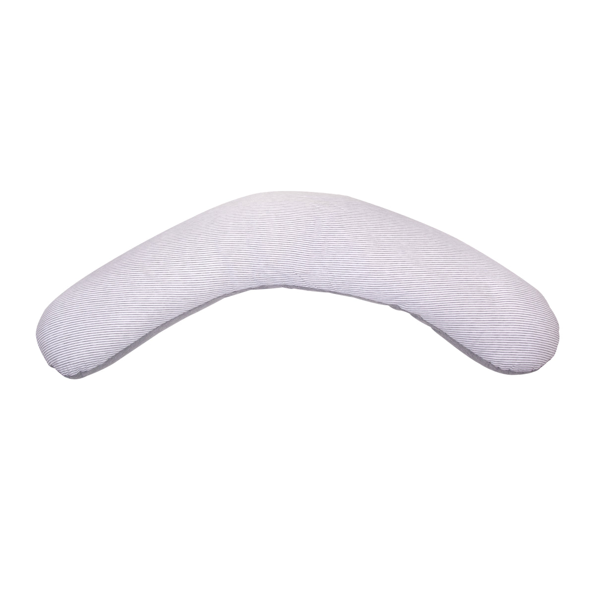 Quax Coussin d'allaitement XL Jersey Stripe Blanc