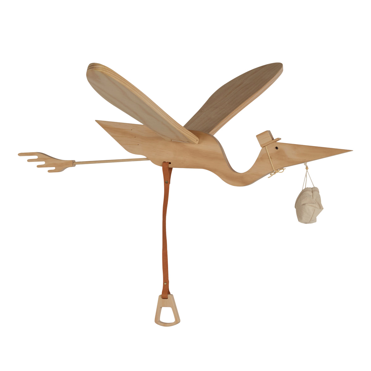 Quax Mobile Oiseau Pélican XL Naturel