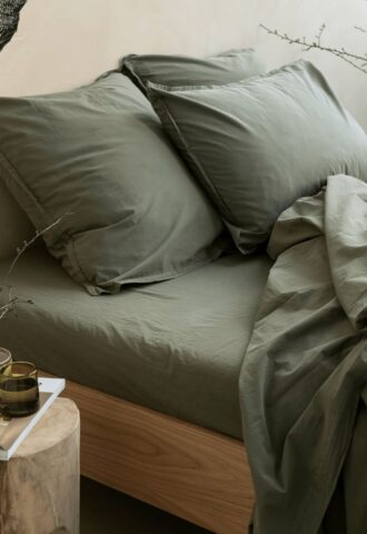 Drap-housse Oona Olive