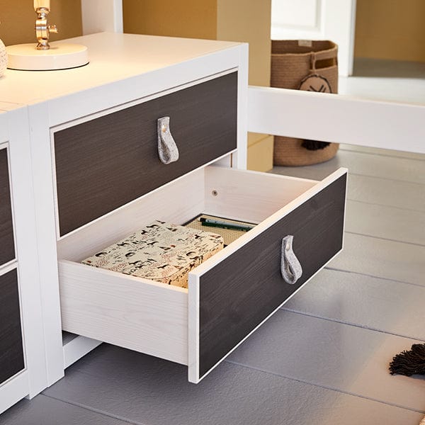 Lifetime Kidsrooms drawer set for Whitewash bookcase