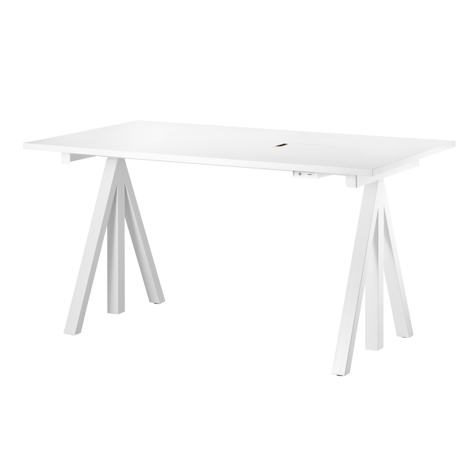 Desktop w140 x d78 cm White laminate