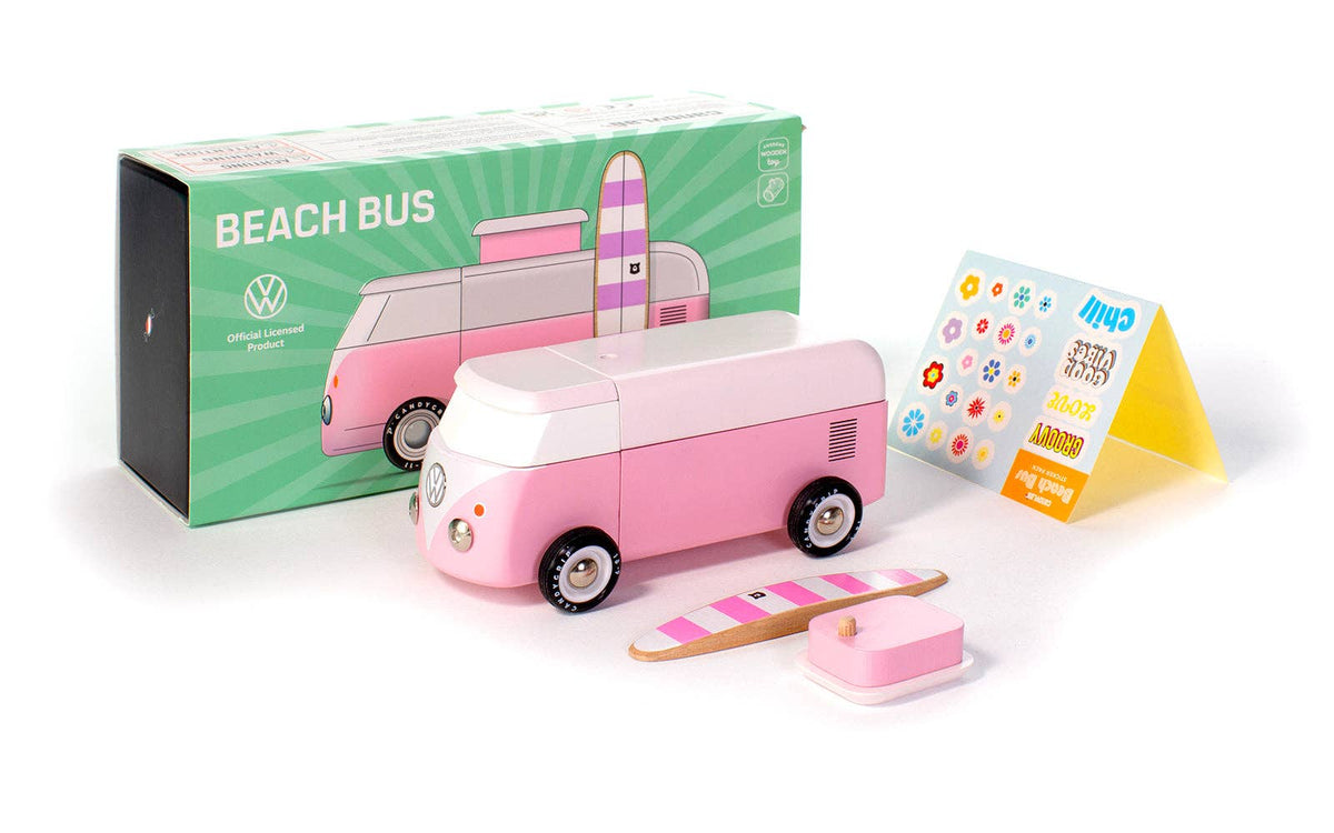 Candylab Toys VW Beach Bus Rosa