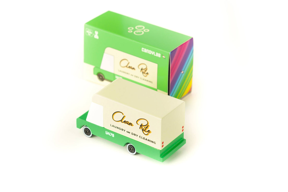 Candylab Toys laundry service van