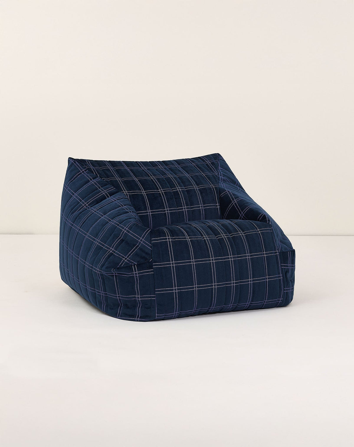 Nobodinoz Sitzsack-Sessel Chelsea Eco-Velvet Kindergrösse Olive