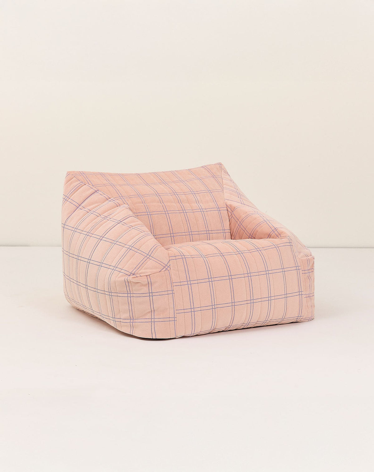 Nobodinoz Sitzsack-Sessel Chelsea Eco-Velvet Kindergrösse Rosa