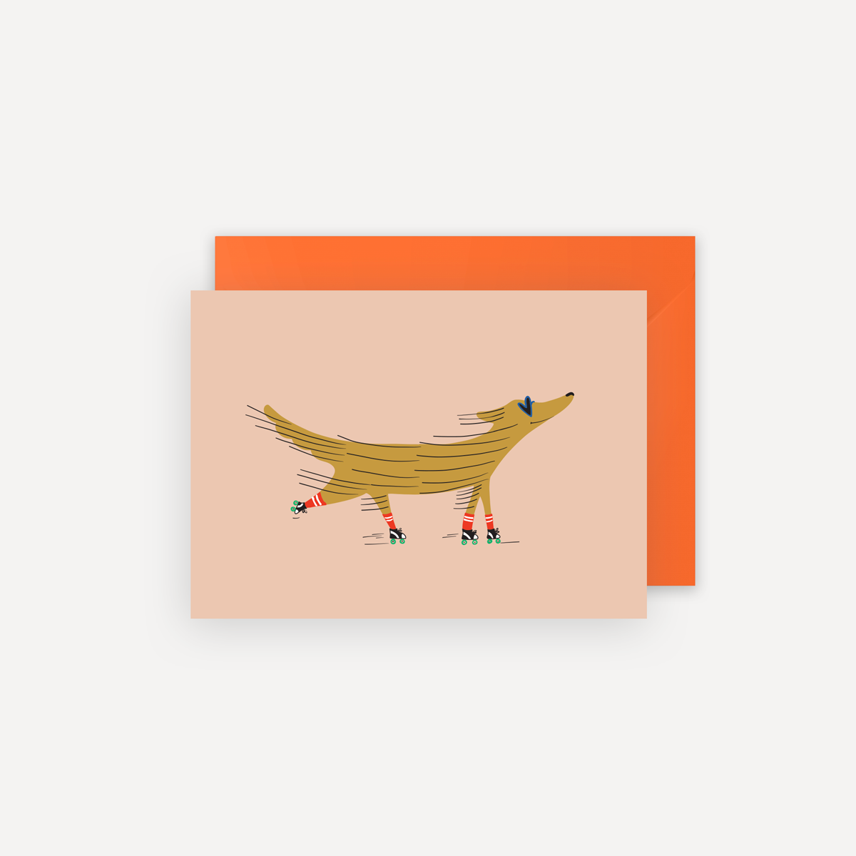 Mariisoré carte de vœux teckel