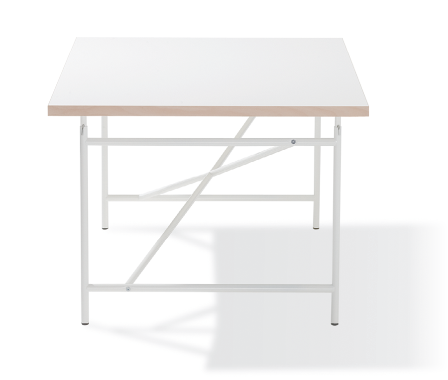 Richard Lampert Eiermann 1 table d'enfant argent (RAL 9006) linoléum midnight blue - fin de série