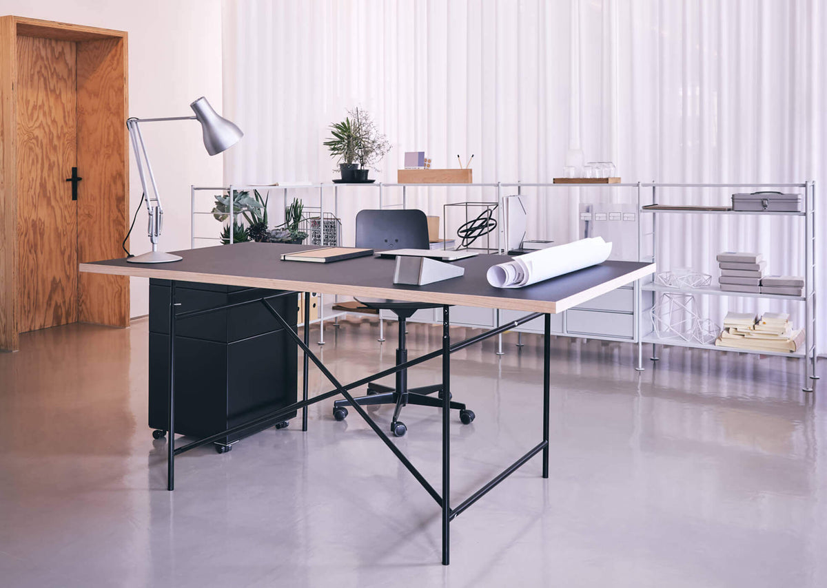Richard Lampert Eiermann 1 Schwarz (RAL 9005) 4179 Linoleum smokey-blue