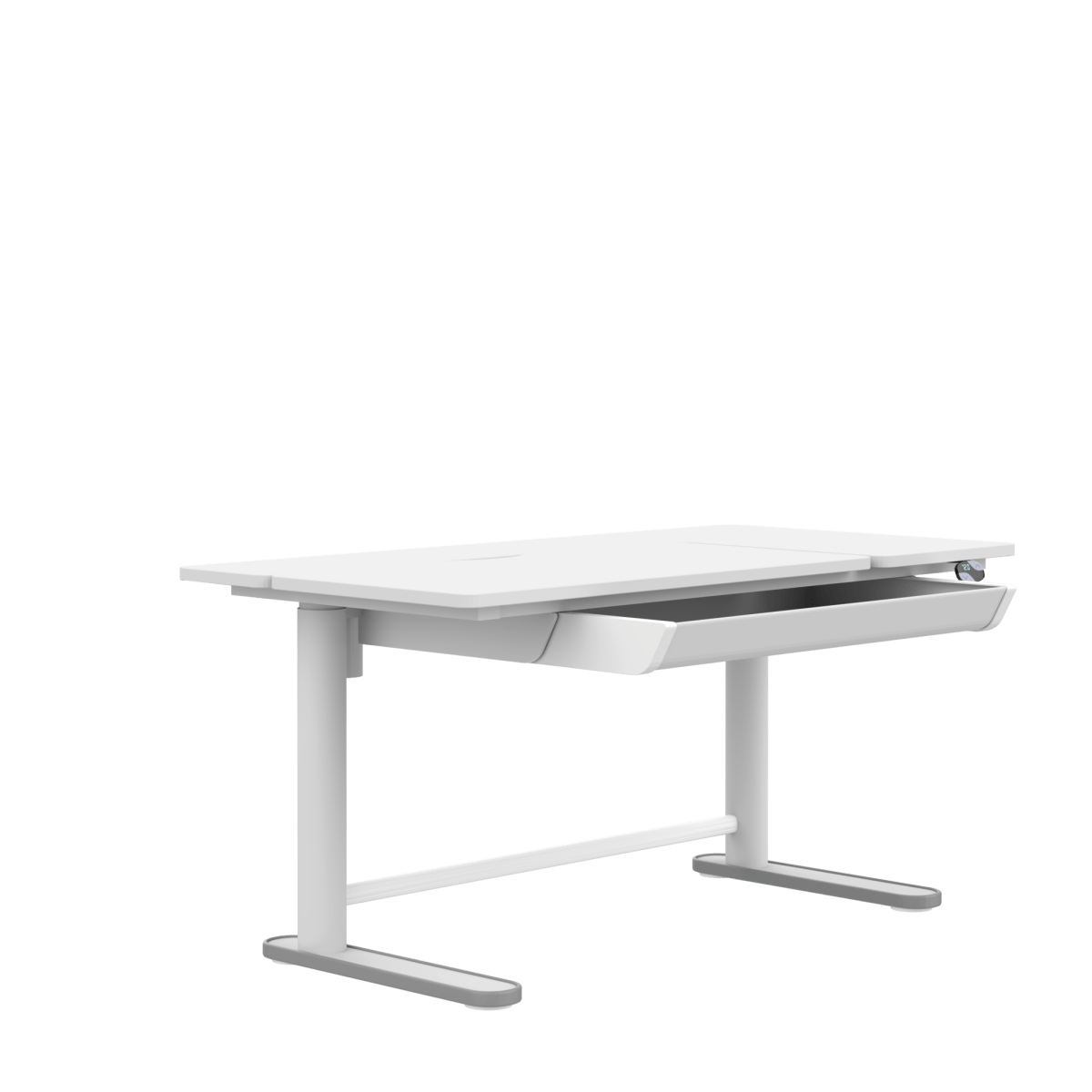 Lifetime Kidsrooms Electrically adjustable desk ERGO - Folding part left White