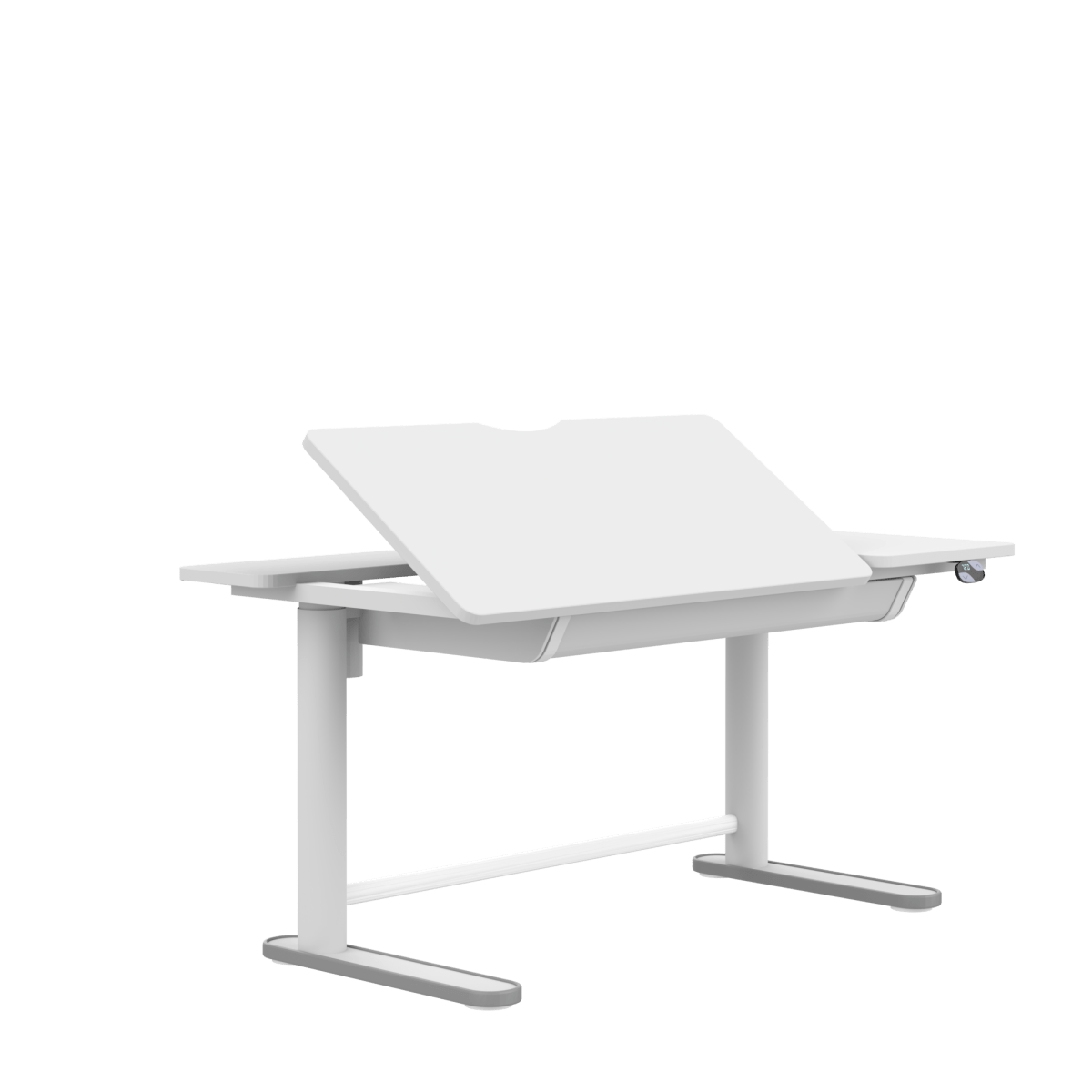 Lifetime Kidsrooms Electrically adjustable desk ERGO - Folding part left White