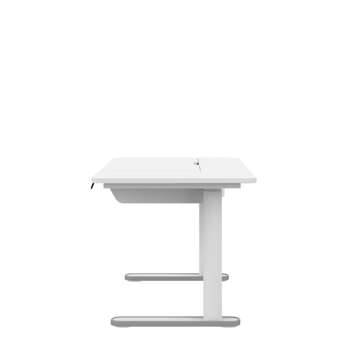 Lifetime Kidsrooms Electrically adjustable desk ERGO - Folding part left White