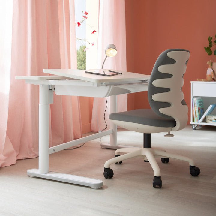 Lifetime Kidsrooms Electrically adjustable desk ERGO - Folding part left White