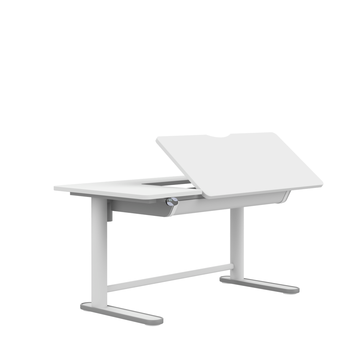 Lifetime Kidsrooms Electrically adjustable desk ERGO - Folding part right White