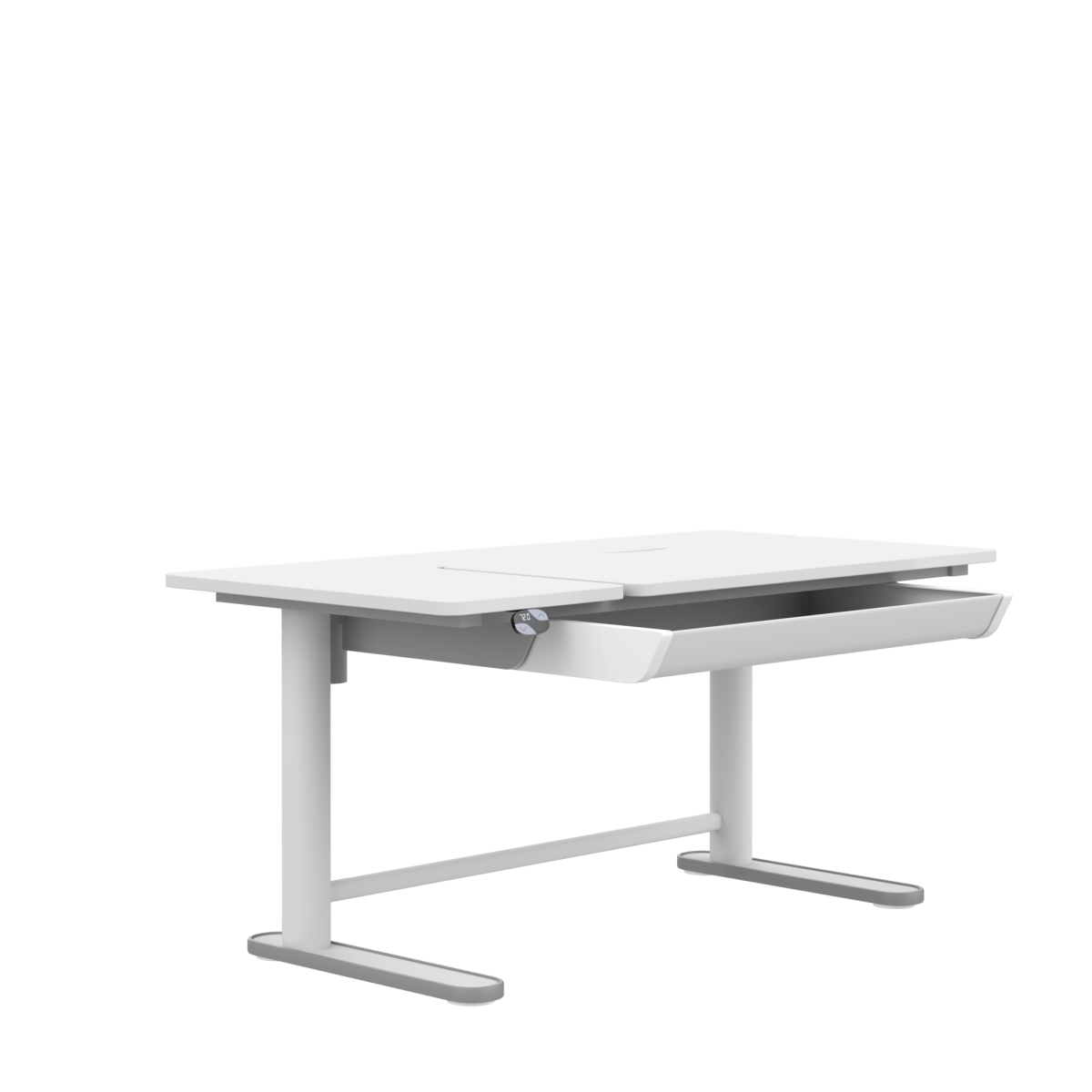 Lifetime Kidsrooms Electrically adjustable desk ERGO - Folding part right White