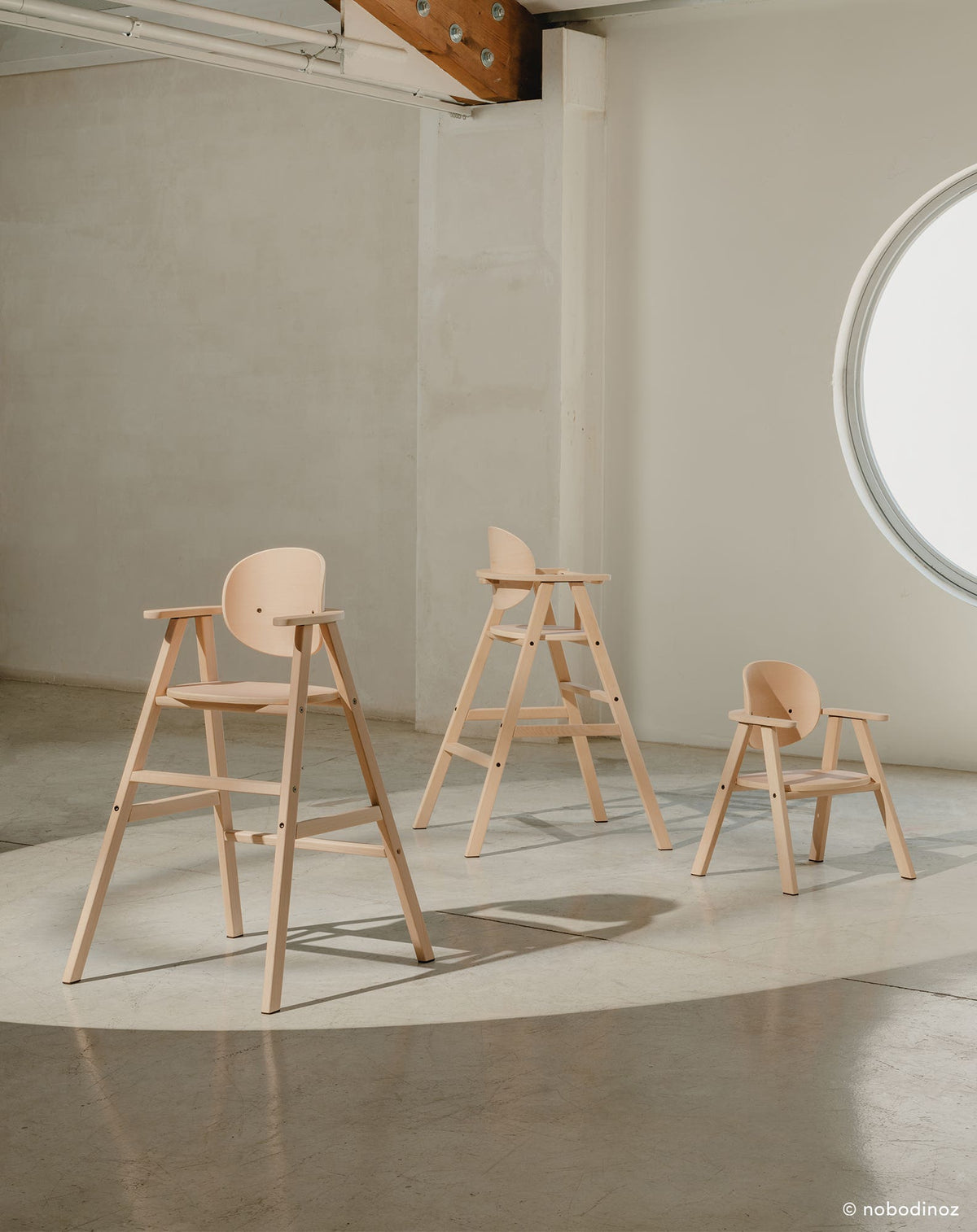 Nobodinoz Growing Green high chair that grows with you