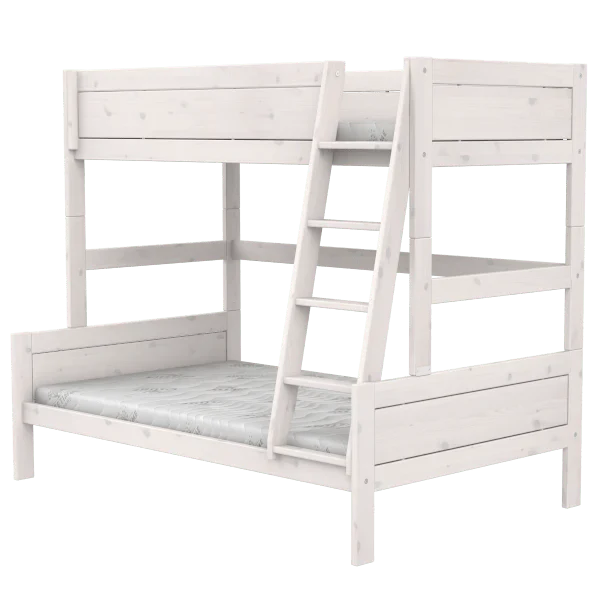 Lifetime Kidsrooms Lit superposé Family avec échelle 90/120 - Original Blanc
