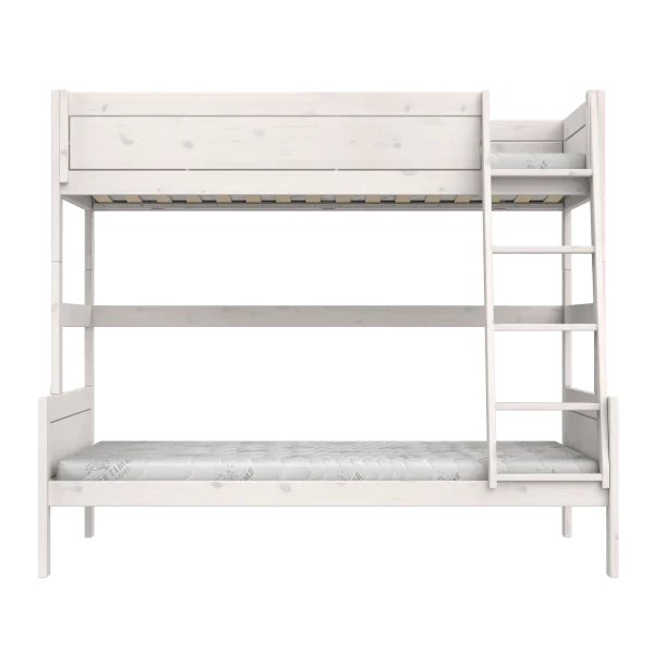 Lifetime Kidsrooms Lit superposé Family avec échelle 90/120 - Original Whitewash