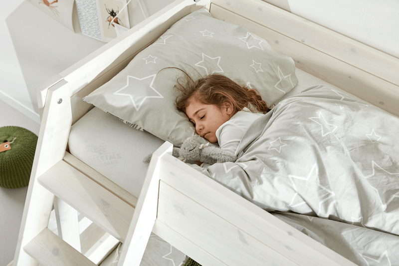 Lifetime Kidsrooms Lit superposé Family avec échelle 90/120 - Original Whitewash