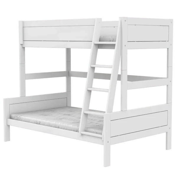 Lifetime Kidsrooms Lit superposé Family avec échelle 90/120 - Original Blanc