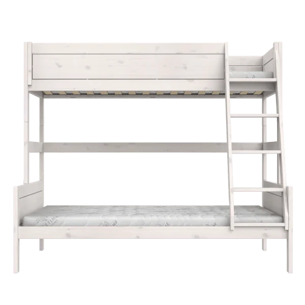 Lifetime Kidsrooms Lit superposé Family avec échelle 90/140 - Original Blanc