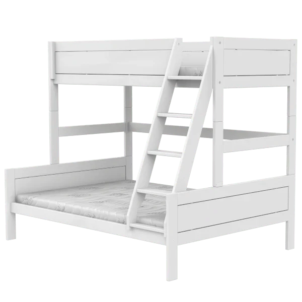 Lifetime Kidsrooms Lit superposé Family avec échelle 90/140 - Original Blanc