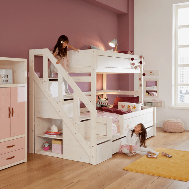 Lifetime Kidsrooms Etagenbett Family 90/140 - Original Weiss