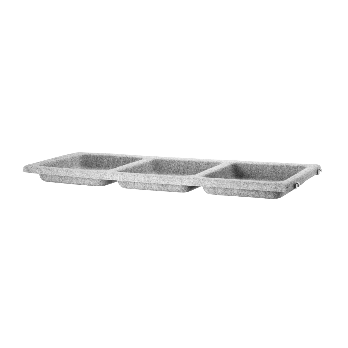 Bowl shelf felt w78 x d30 cm Light gray