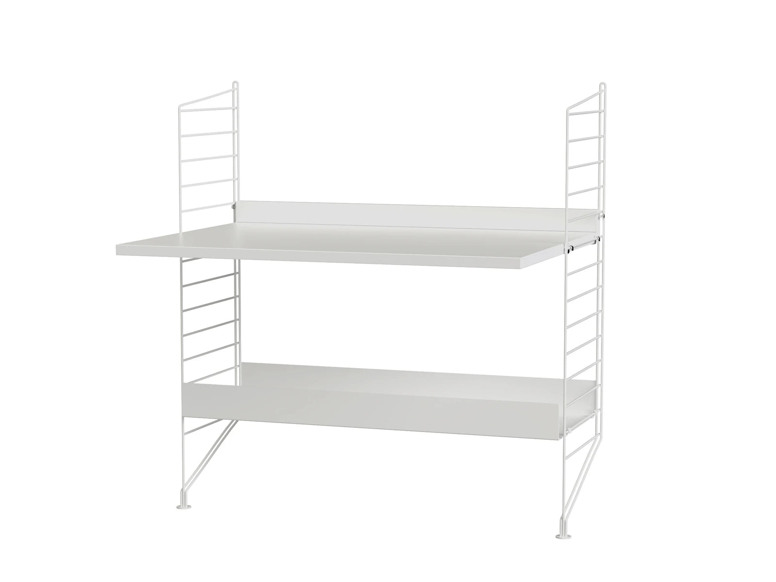 String Furniture Kinderzimmer A Weiss / Weiss Regalsystem