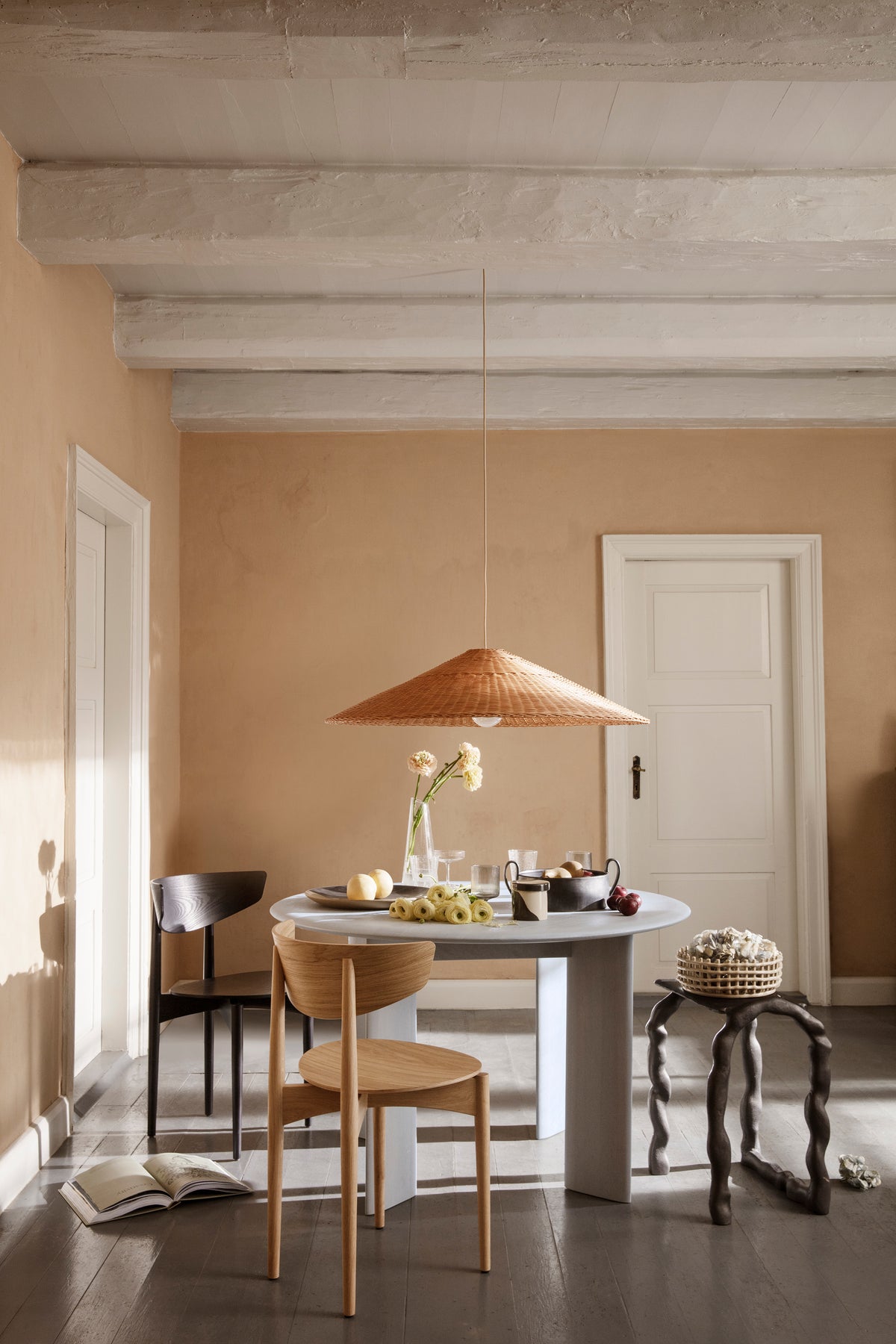 Ferm Living Dou Abat-jour - Ø90 - Natural