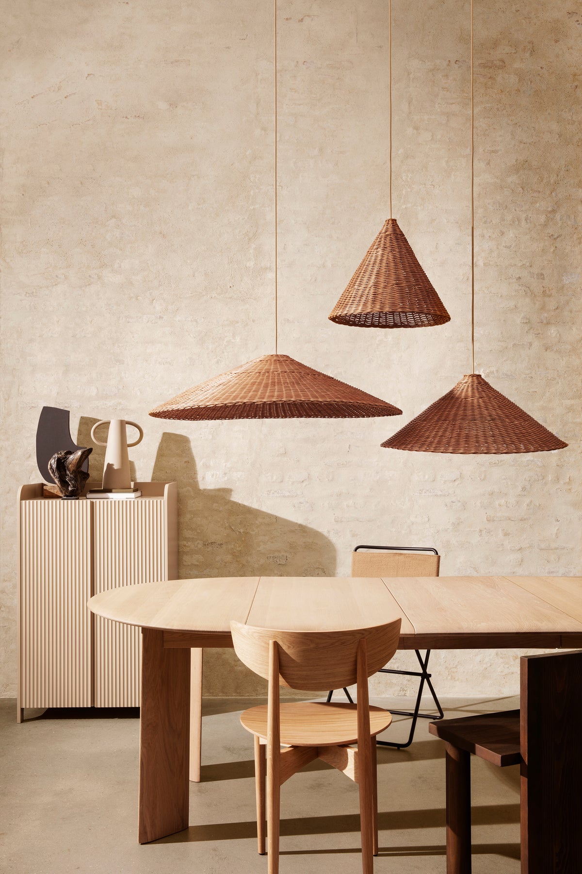 Ferm Living Dou Lampshade - Ø45 - Natural