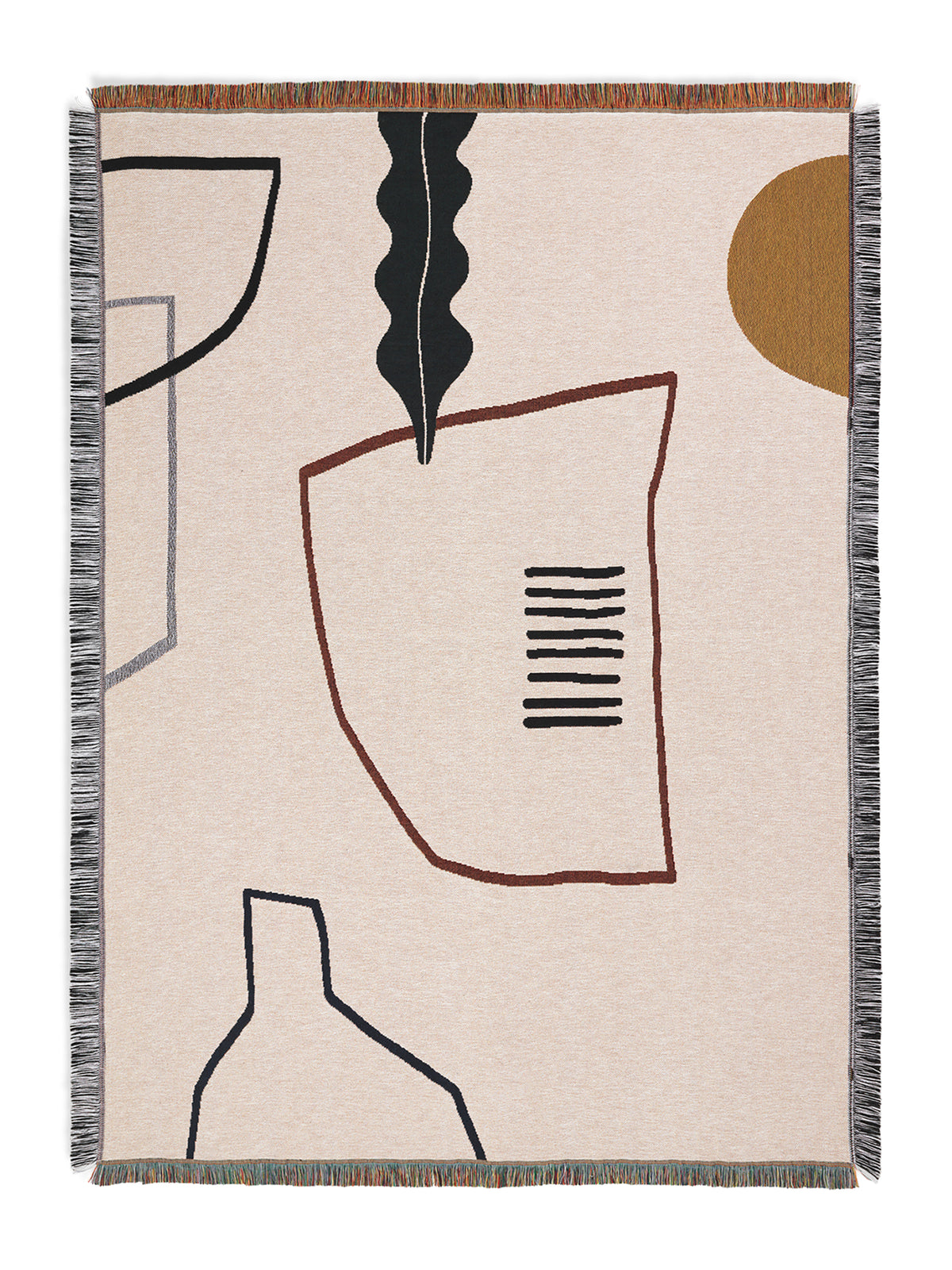 Ferm Living Mirage couverture - Off-white