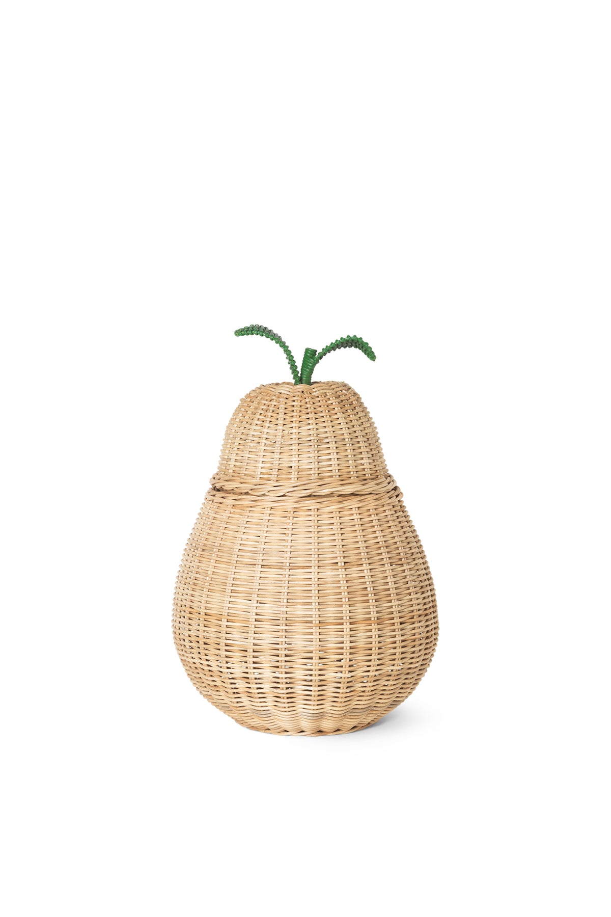 Ferm Living Panier de rangement tressé Pear - Large - Natural