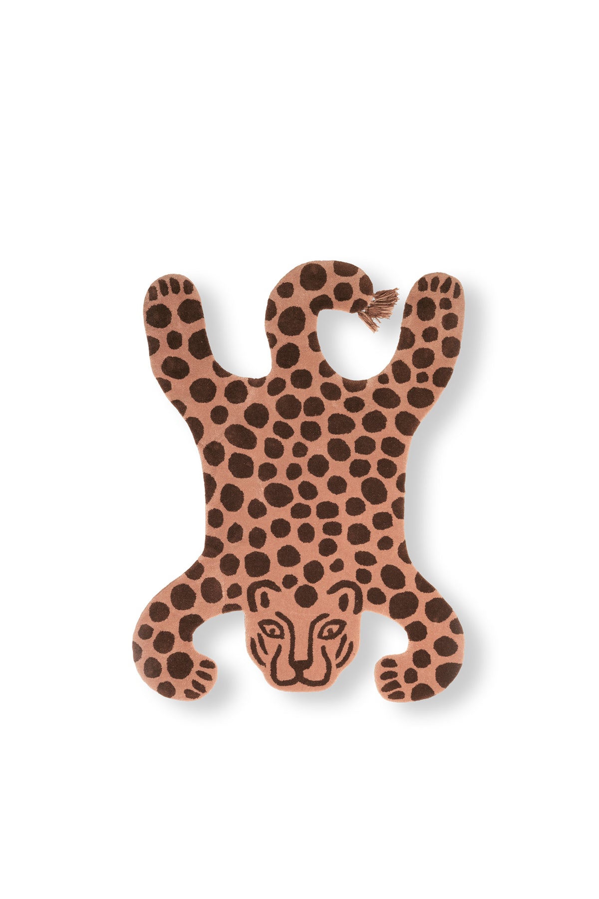 Ferm Living Safari Tufting-Teppich - Leopard