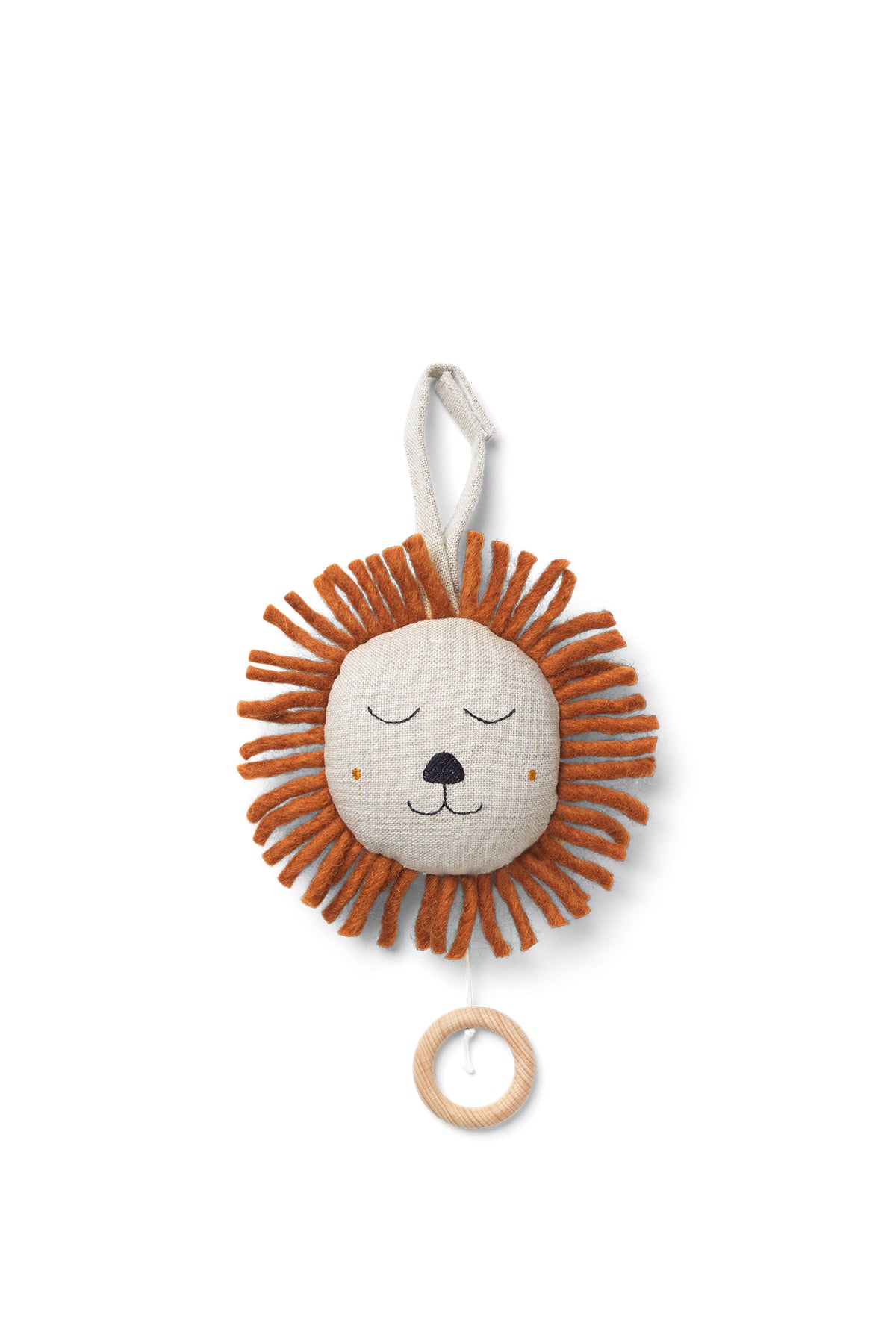 Ferm Living Mobile musical Lion - Natural