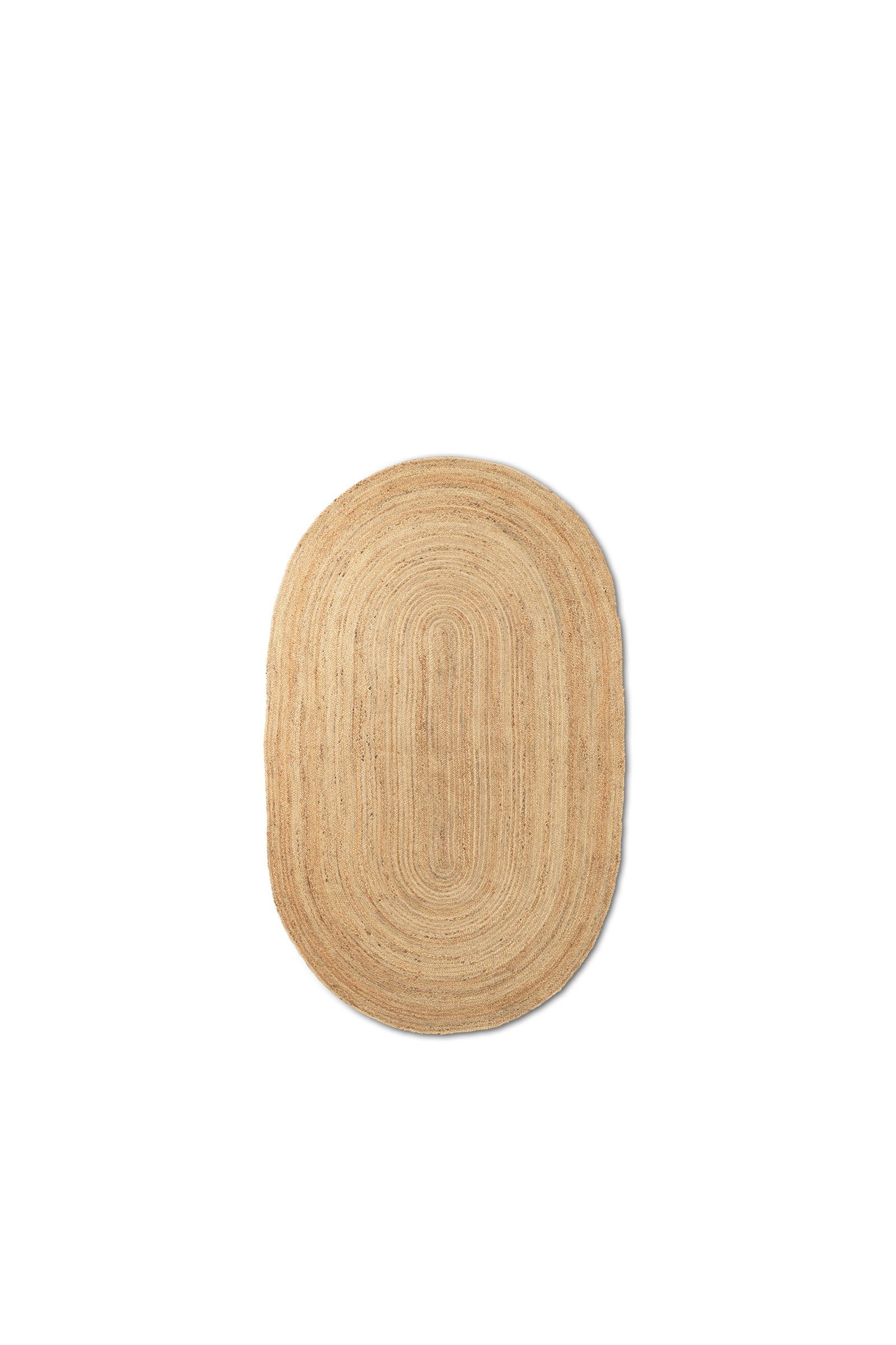 Ferm Living Eternal Oval Jute Teppich - Small - Natural