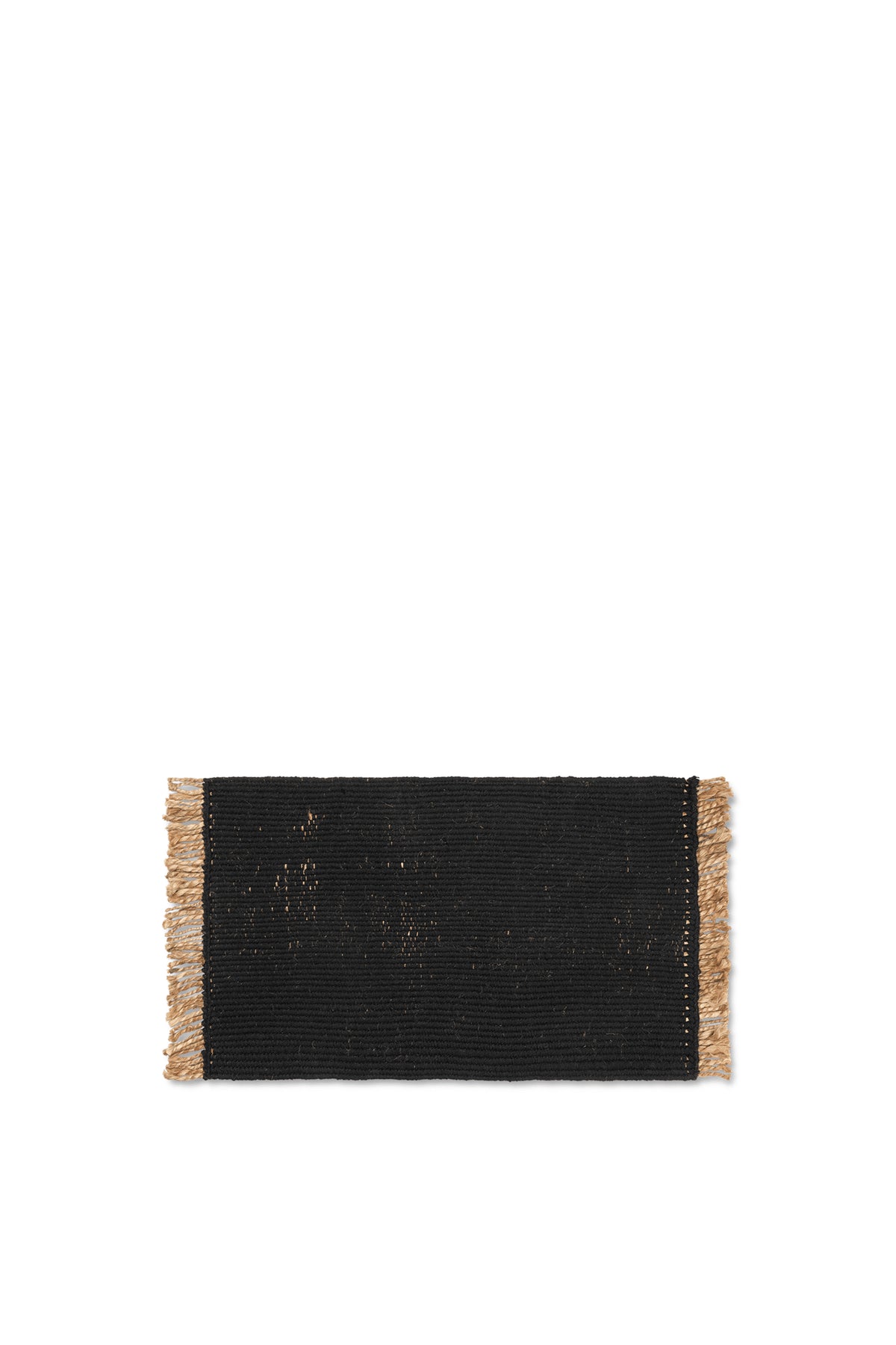 Ferm Living Block Mat - Noir/Naturel