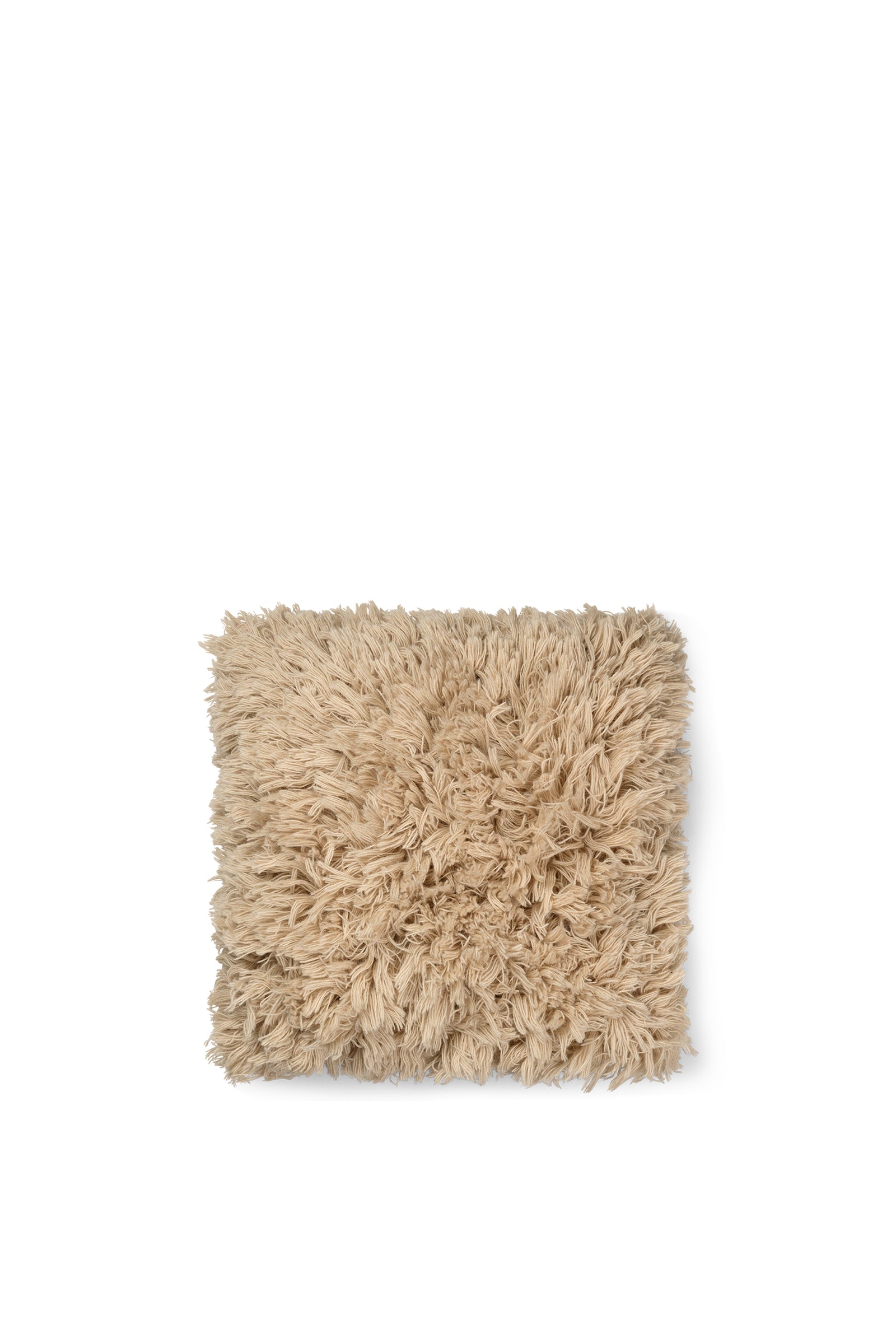Ferm Living Meadow - Copricuscino a pelo alto - Sabbia chiara