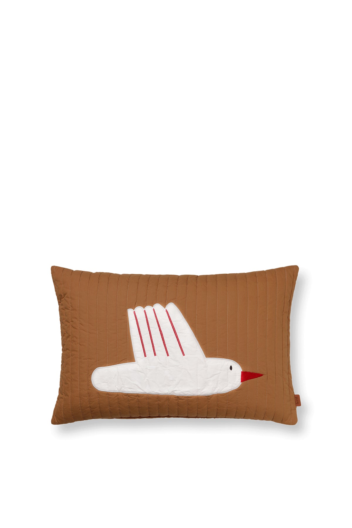 Ferm Living Bird Quilted Cushion Cover - Rectangular
