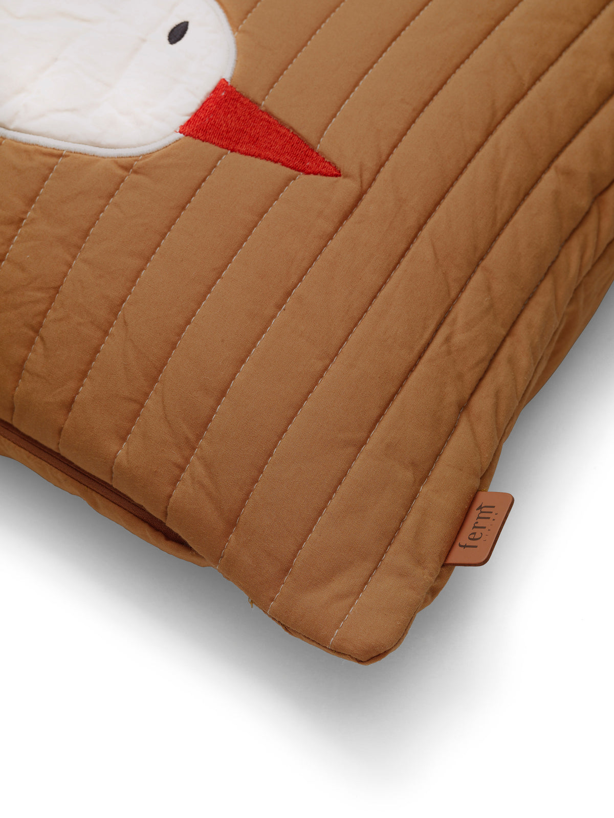 Ferm Living Bird Quilted Cushion Rectangular - Sugar Kelp