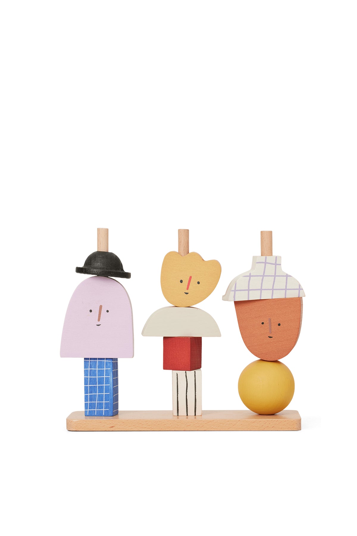 Ferm Living Character Stacking Blocks - Multi