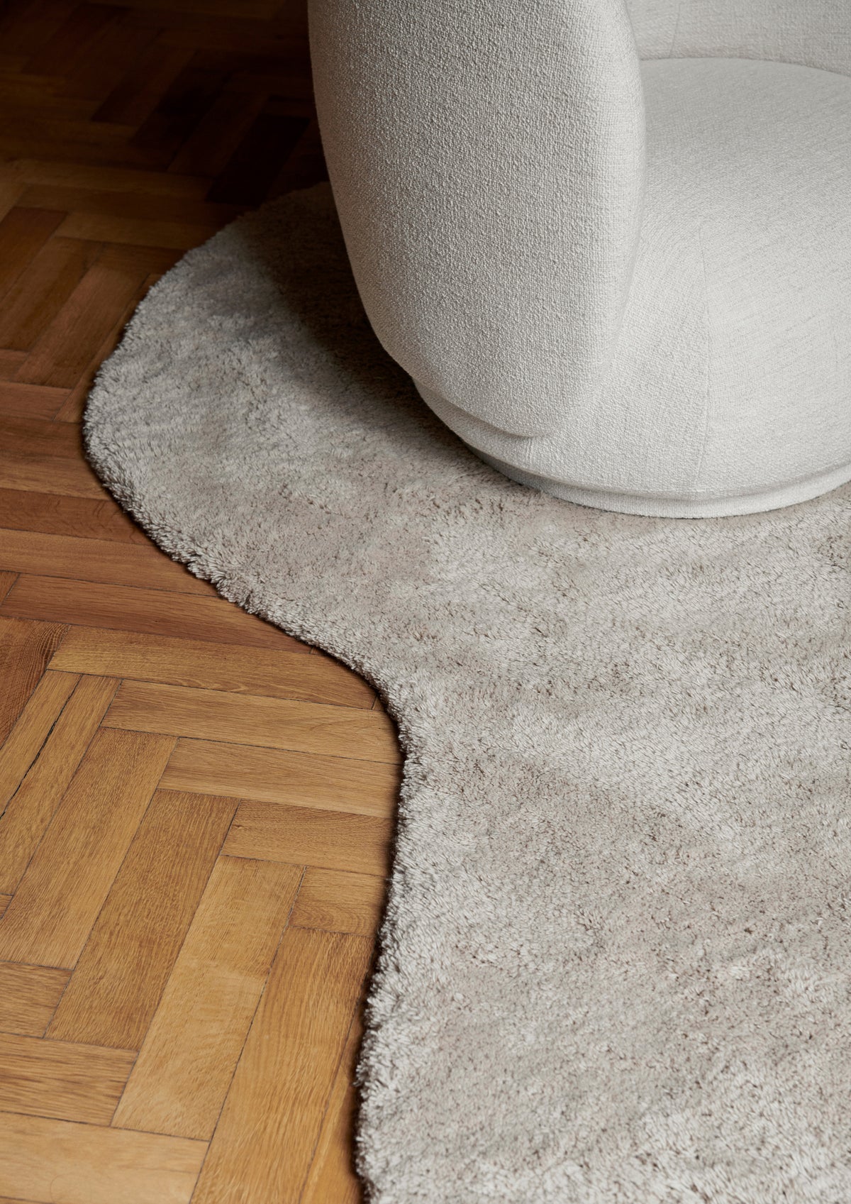 Ferm Living Forma Wool Rug - Large - Off-white